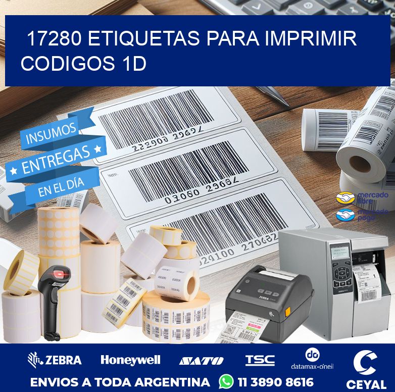 17280 ETIQUETAS PARA IMPRIMIR CODIGOS 1D