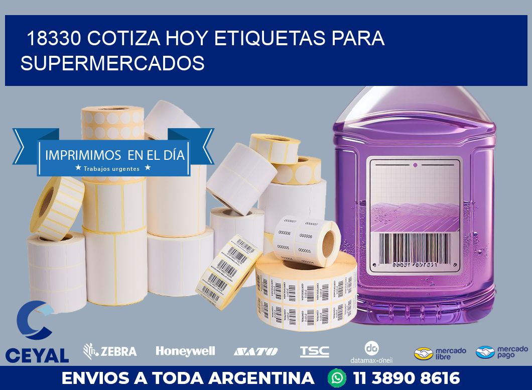 18330 COTIZA HOY ETIQUETAS PARA SUPERMERCADOS