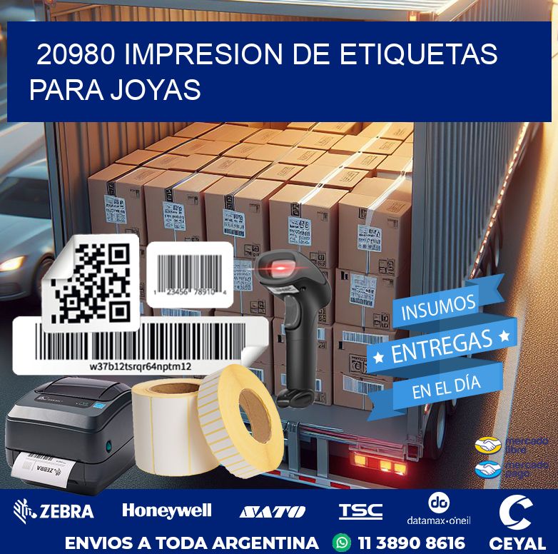20980 IMPRESION DE ETIQUETAS PARA JOYAS