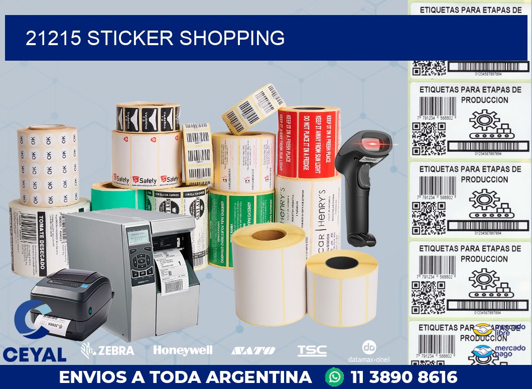 21215 STICKER SHOPPING