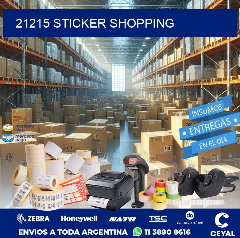 21215 STICKER SHOPPING