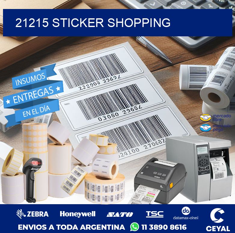 21215 STICKER SHOPPING