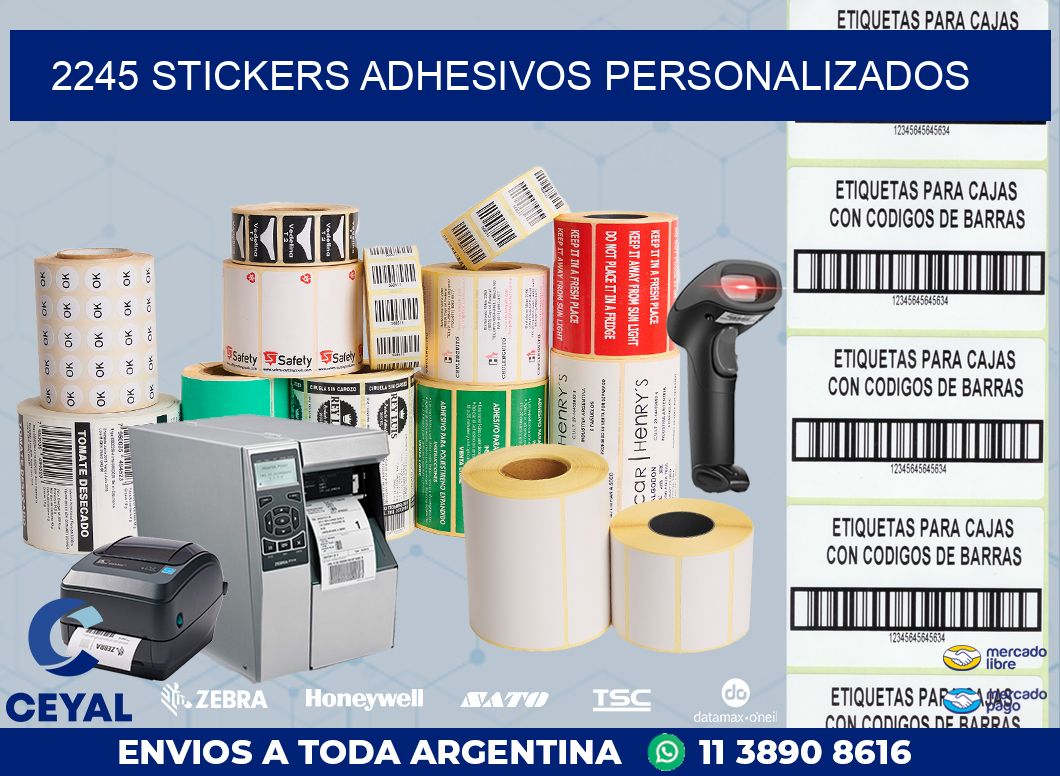 2245 STICKERS ADHESIVOS PERSONALIZADOS