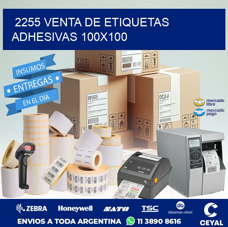 2255 VENTA DE ETIQUETAS ADHESIVAS 100X100