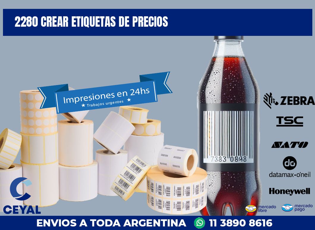 2280 CREAR ETIQUETAS DE PRECIOS