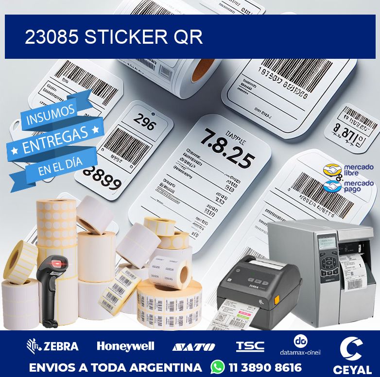 23085 STICKER QR