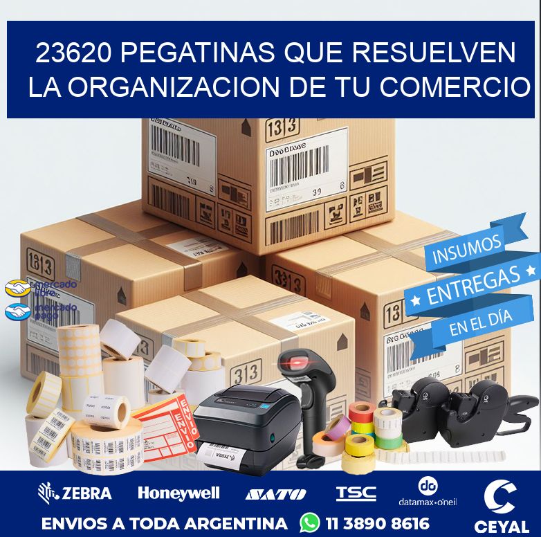 23620 PEGATINAS QUE RESUELVEN LA ORGANIZACION DE TU COMERCIO