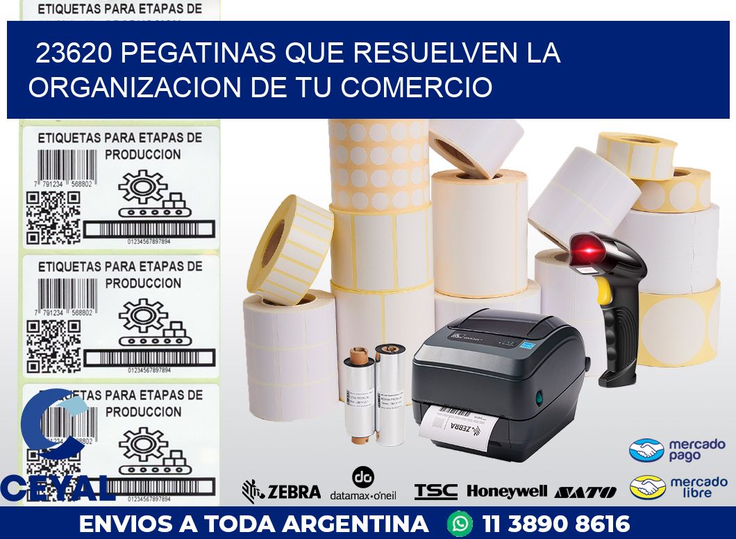 23620 PEGATINAS QUE RESUELVEN LA ORGANIZACION DE TU COMERCIO