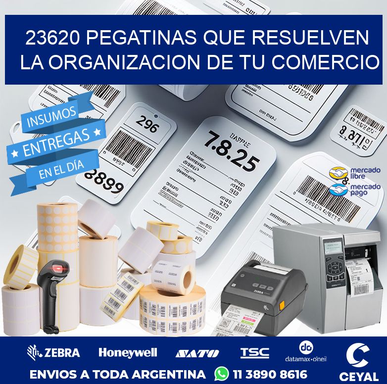 23620 PEGATINAS QUE RESUELVEN LA ORGANIZACION DE TU COMERCIO