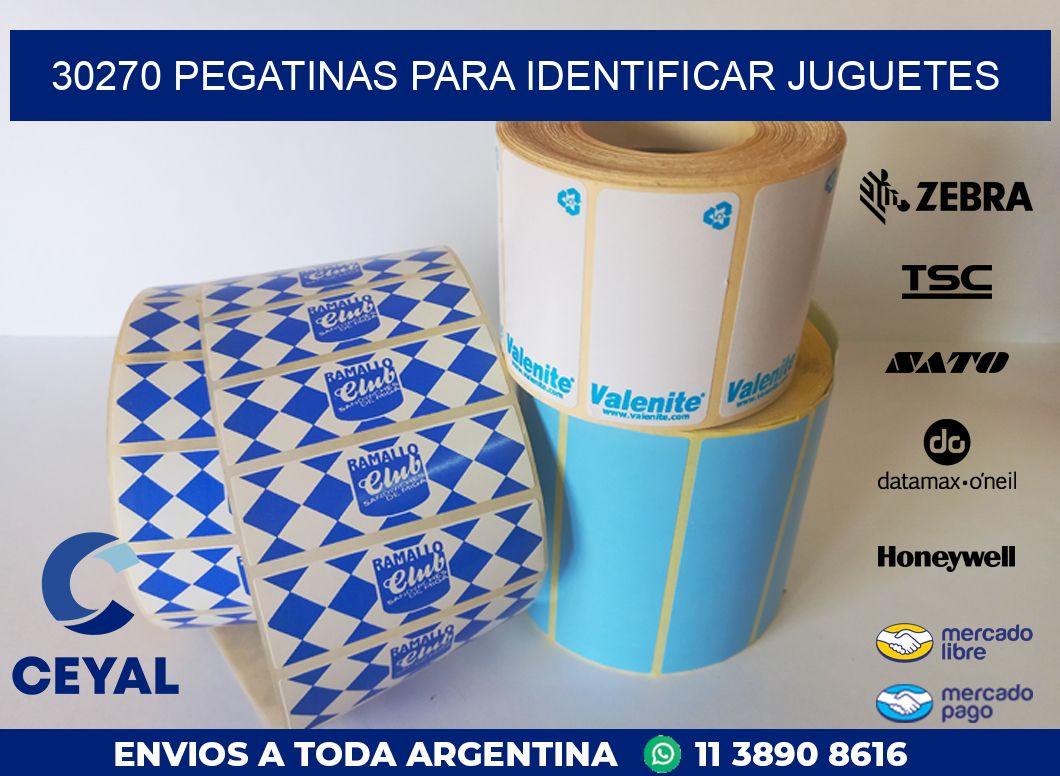 30270 PEGATINAS PARA IDENTIFICAR JUGUETES