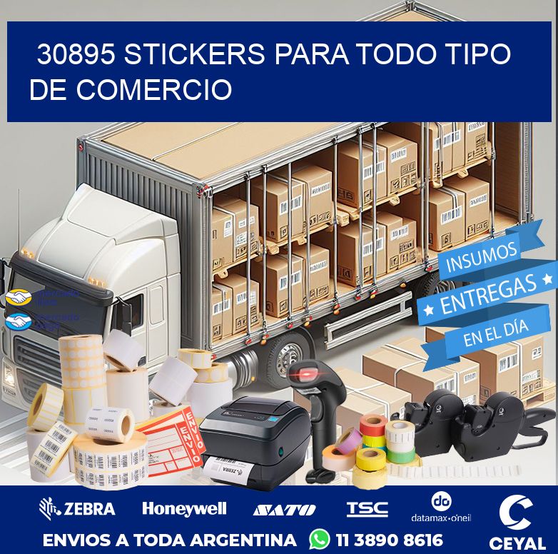 30895 STICKERS PARA TODO TIPO DE COMERCIO
