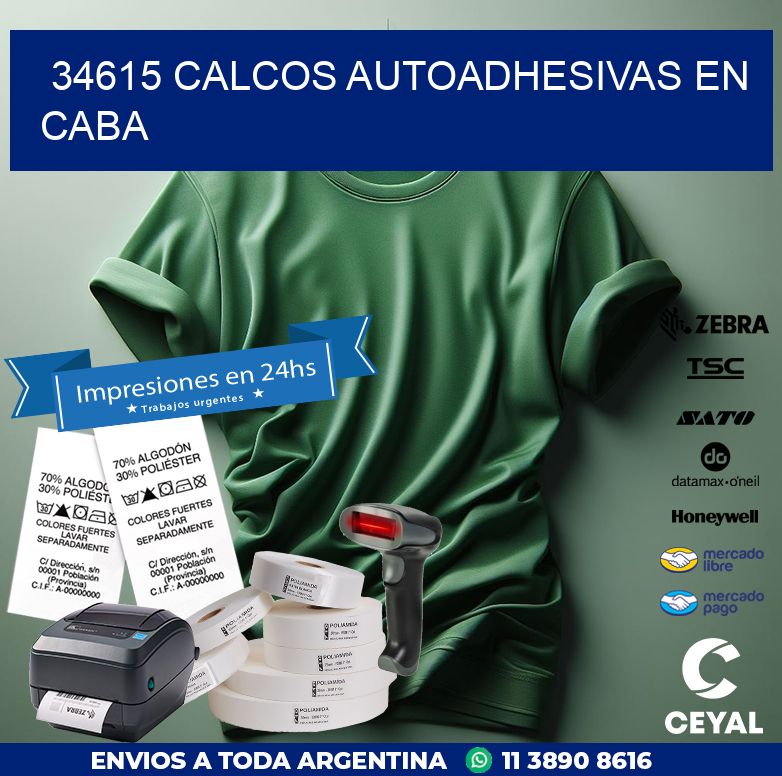 34615 CALCOS AUTOADHESIVAS EN CABA