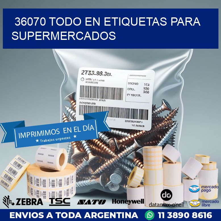 36070 TODO EN ETIQUETAS PARA SUPERMERCADOS