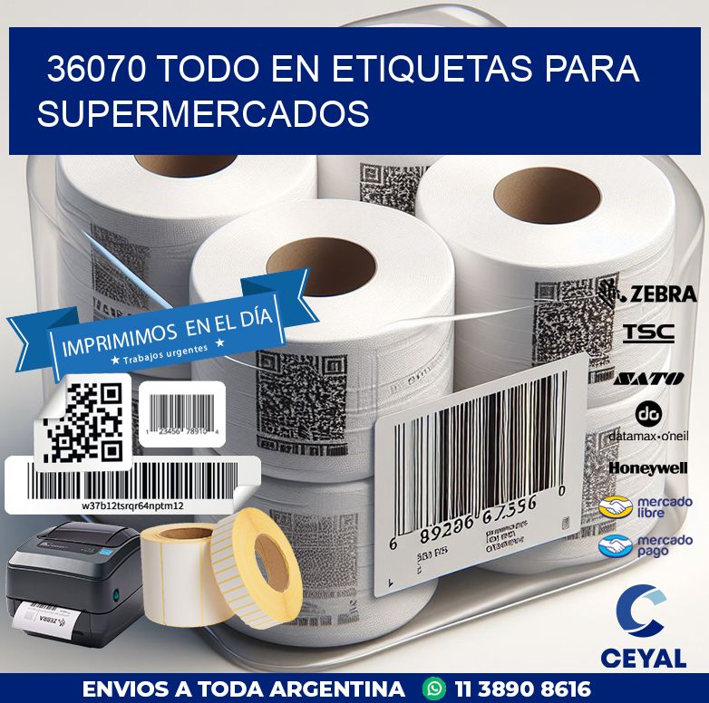 36070 TODO EN ETIQUETAS PARA SUPERMERCADOS