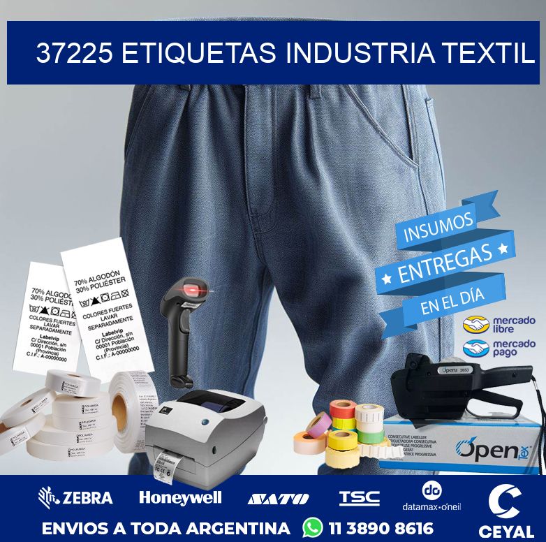 37225 ETIQUETAS INDUSTRIA TEXTIL