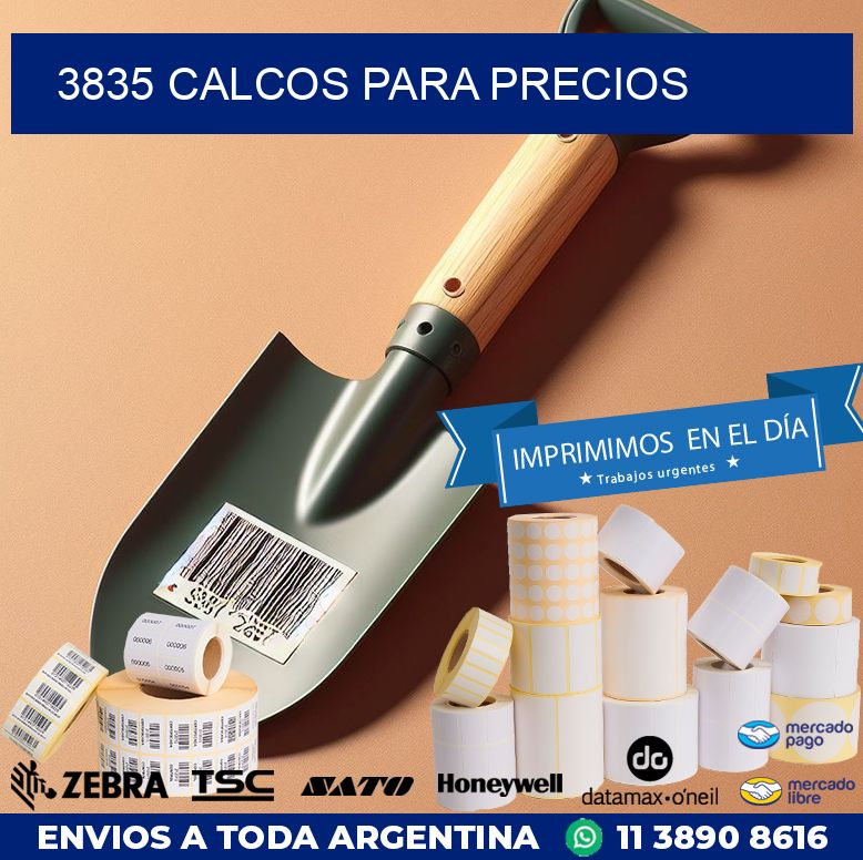 3835 CALCOS PARA PRECIOS