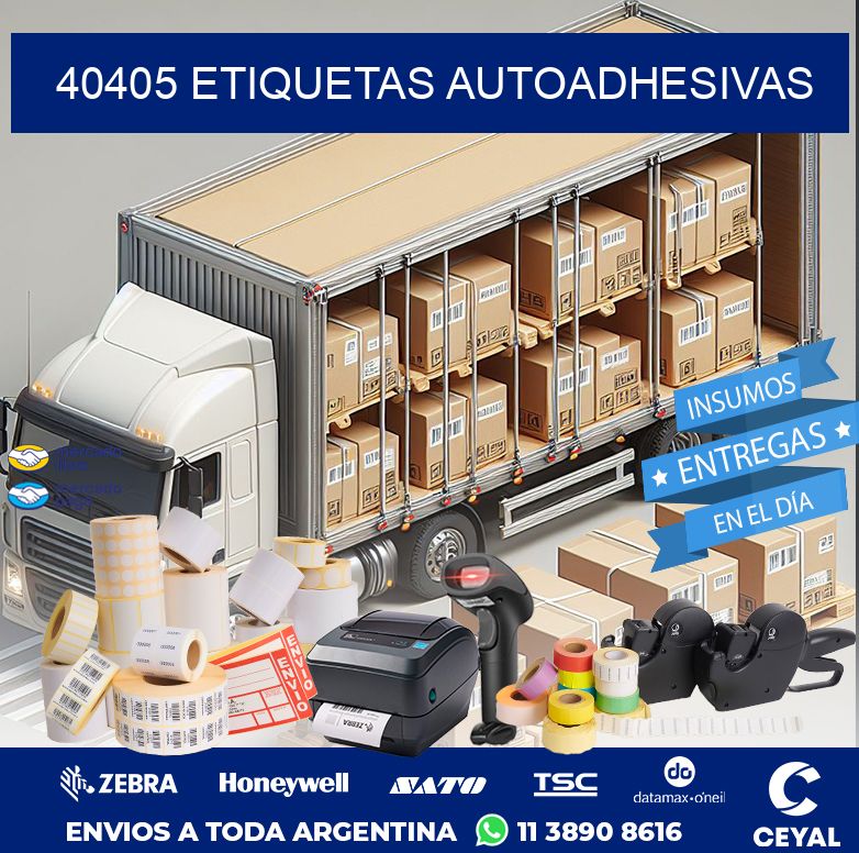 40405 ETIQUETAS AUTOADHESIVAS