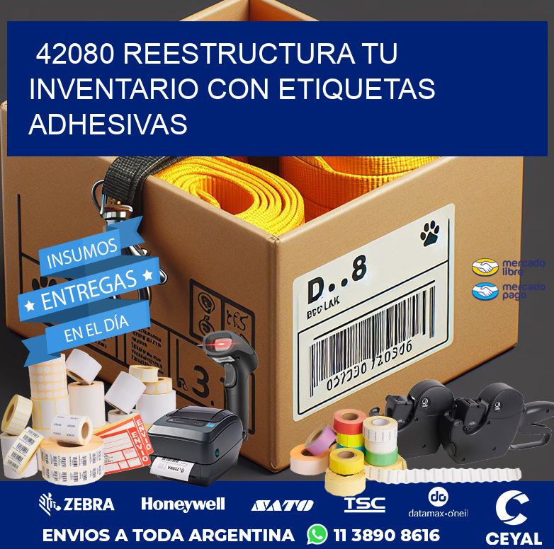 42080 REESTRUCTURA TU INVENTARIO CON ETIQUETAS ADHESIVAS