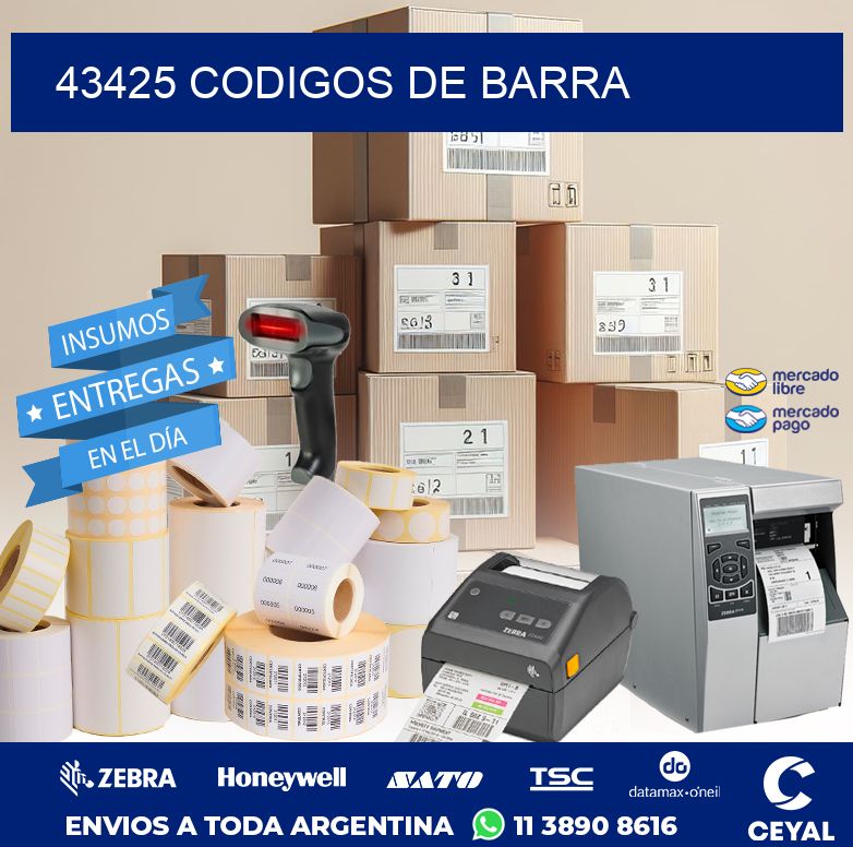 43425 CODIGOS DE BARRA