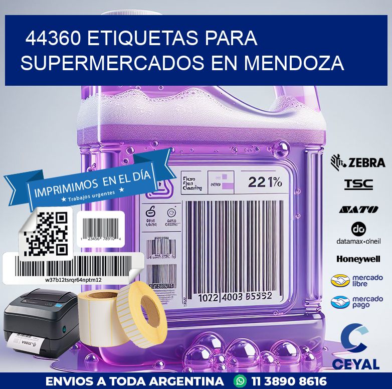 44360 ETIQUETAS PARA SUPERMERCADOS EN MENDOZA