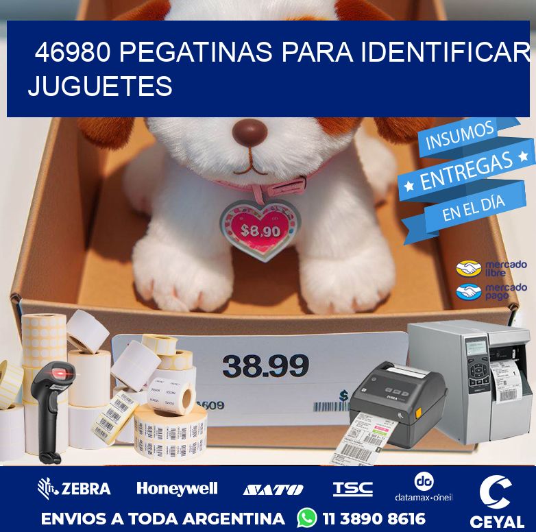 46980 PEGATINAS PARA IDENTIFICAR JUGUETES