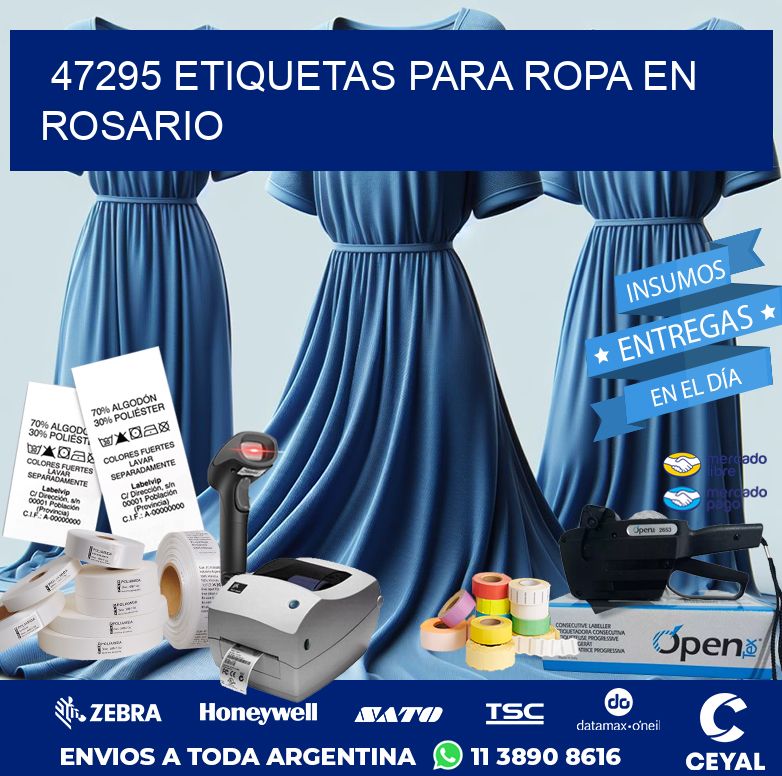 47295 ETIQUETAS PARA ROPA EN ROSARIO