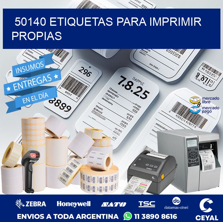 50140 ETIQUETAS PARA IMPRIMIR PROPIAS