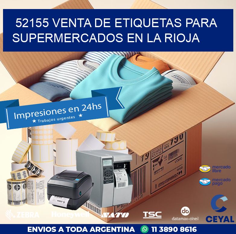 52155 VENTA DE ETIQUETAS PARA SUPERMERCADOS EN LA RIOJA
