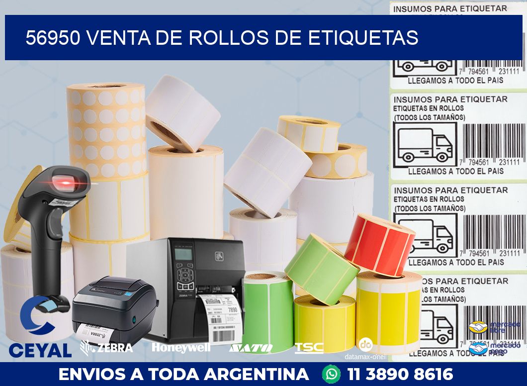 56950 VENTA DE ROLLOS DE ETIQUETAS