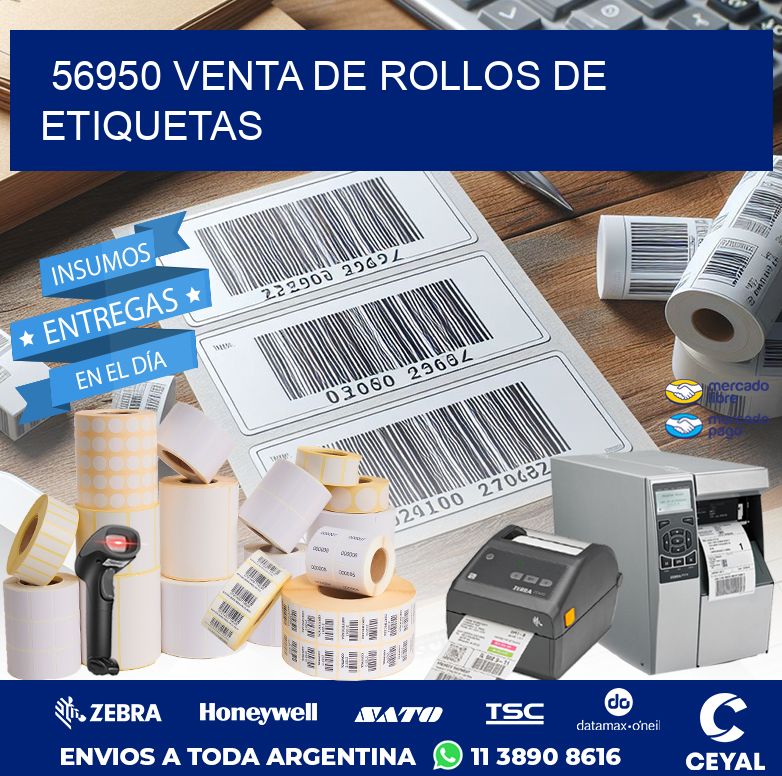 56950 VENTA DE ROLLOS DE ETIQUETAS