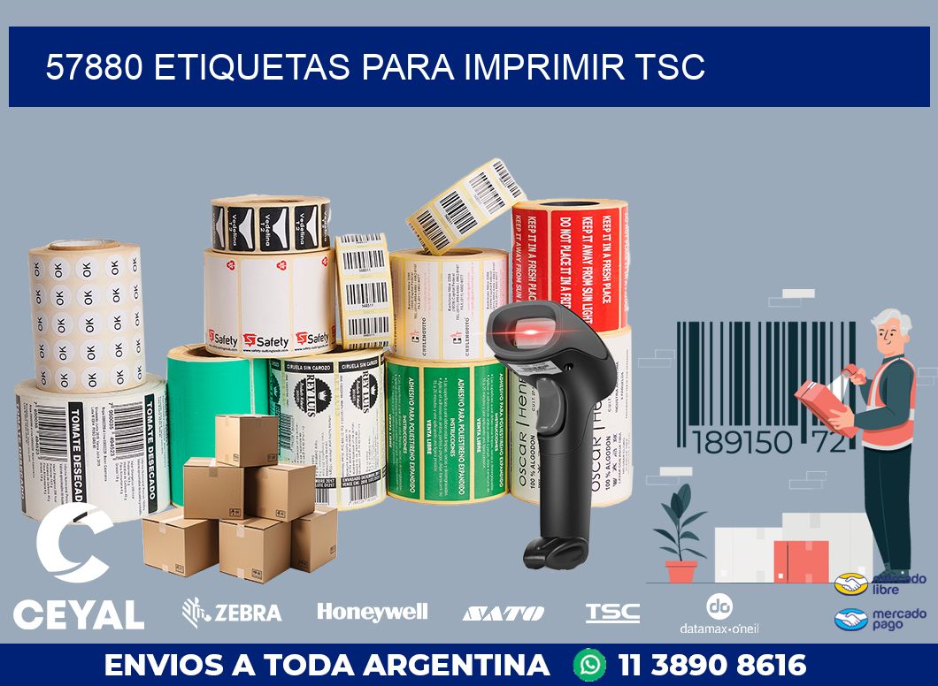 57880 ETIQUETAS PARA IMPRIMIR TSC