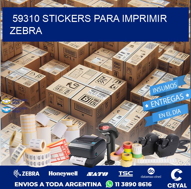 59310 STICKERS PARA IMPRIMIR ZEBRA