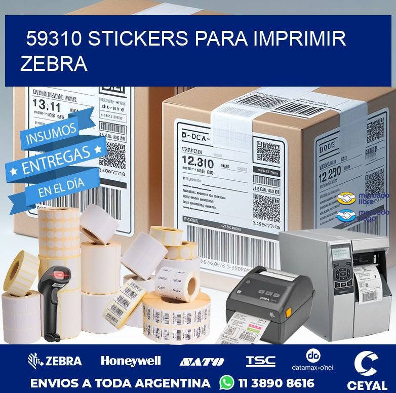 59310 STICKERS PARA IMPRIMIR ZEBRA