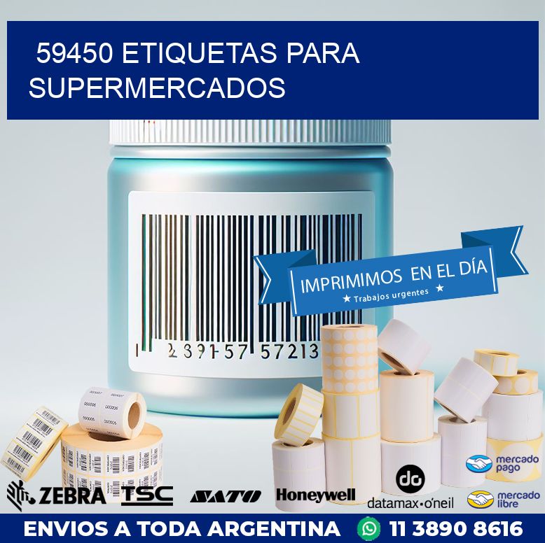 59450 ETIQUETAS PARA SUPERMERCADOS