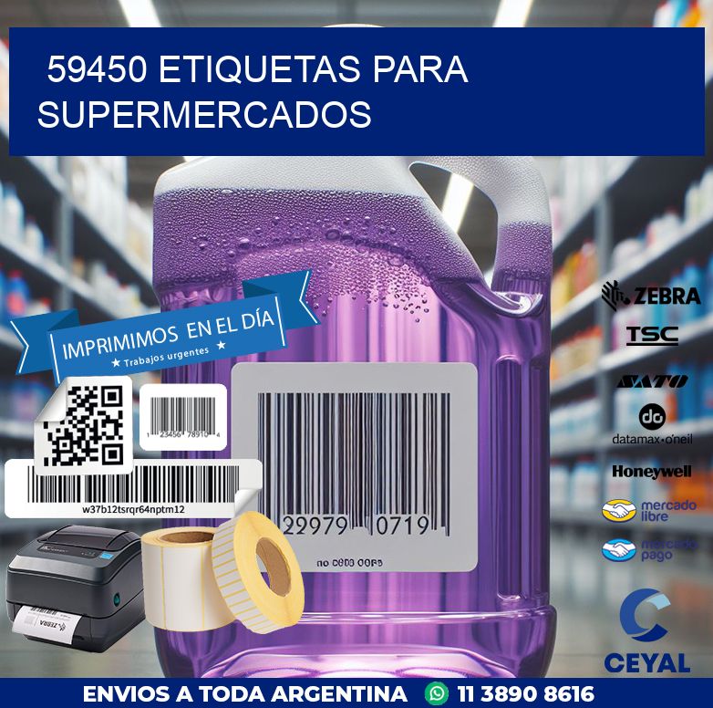 59450 ETIQUETAS PARA SUPERMERCADOS