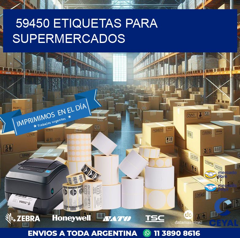 59450 ETIQUETAS PARA SUPERMERCADOS