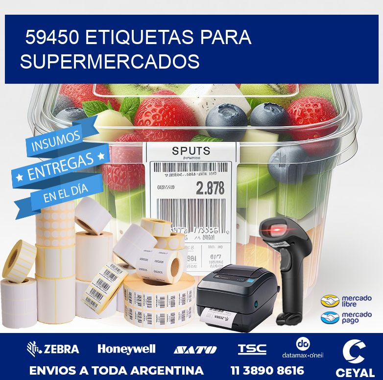 59450 ETIQUETAS PARA SUPERMERCADOS