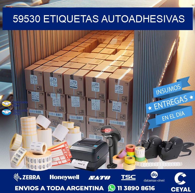 59530 ETIQUETAS AUTOADHESIVAS