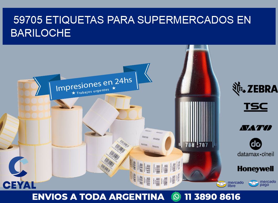 59705 ETIQUETAS PARA SUPERMERCADOS EN BARILOCHE