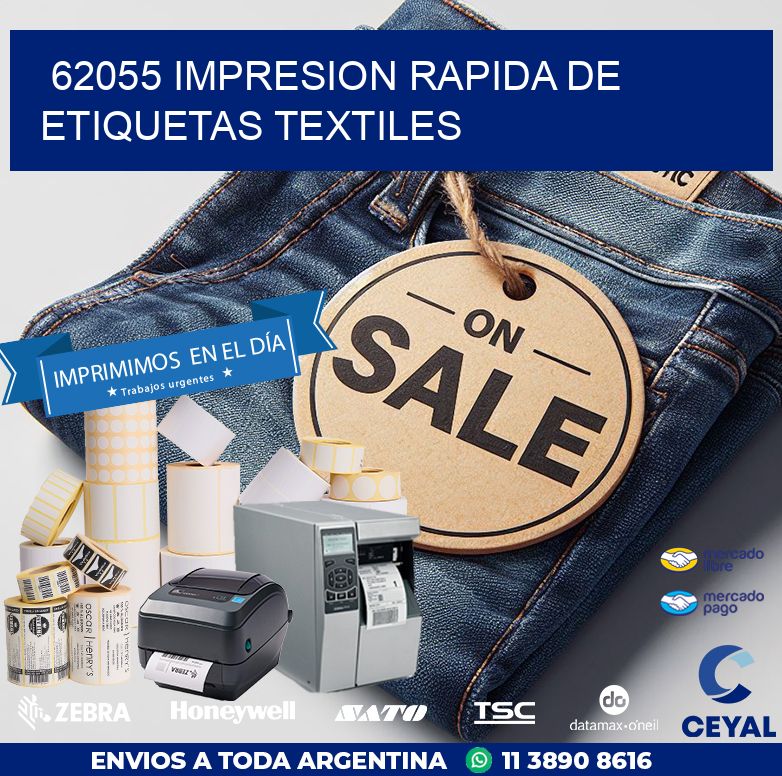 62055 IMPRESION RAPIDA DE ETIQUETAS TEXTILES
