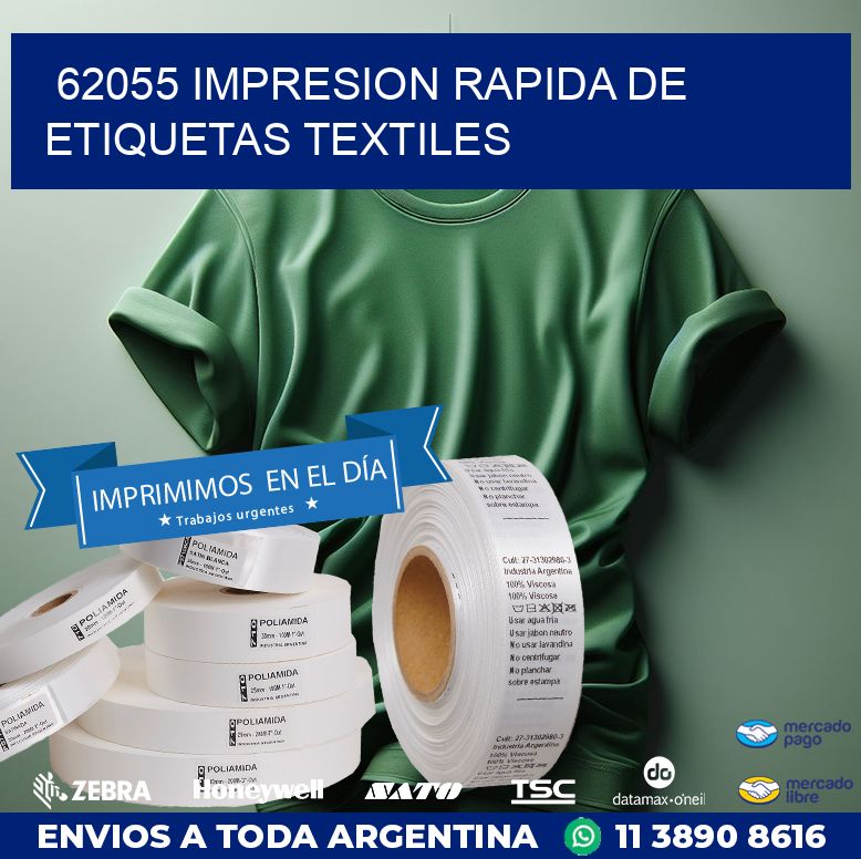 62055 IMPRESION RAPIDA DE ETIQUETAS TEXTILES