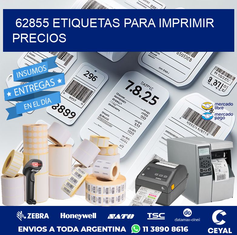 62855 ETIQUETAS PARA IMPRIMIR PRECIOS