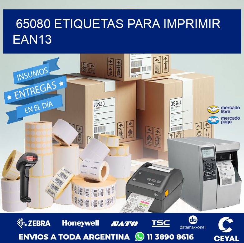 65080 ETIQUETAS PARA IMPRIMIR EAN13