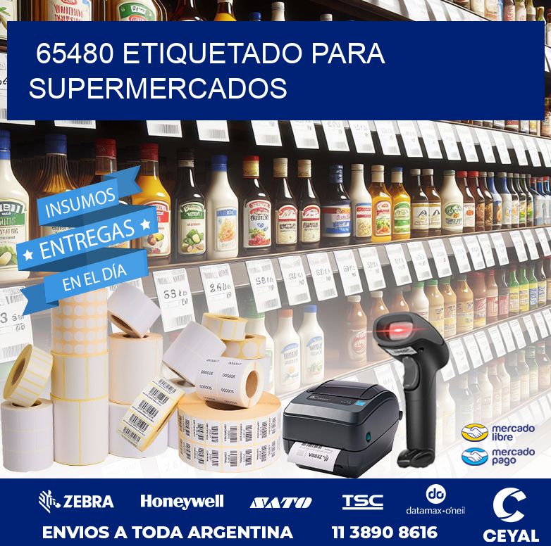 65480 ETIQUETADO PARA SUPERMERCADOS