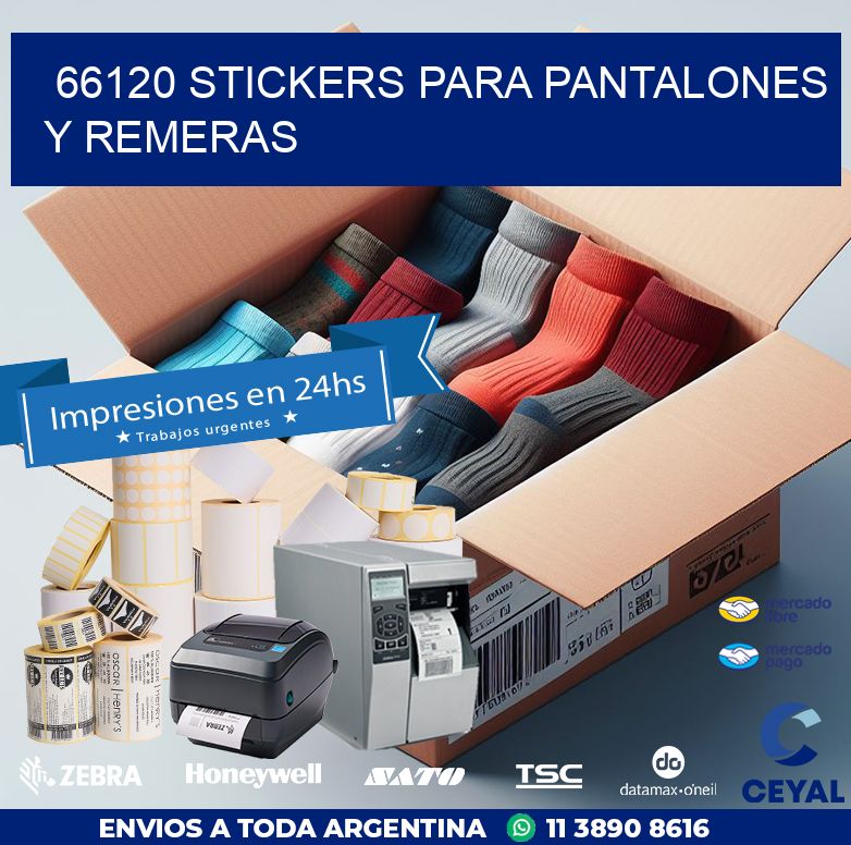 66120 STICKERS PARA PANTALONES Y REMERAS