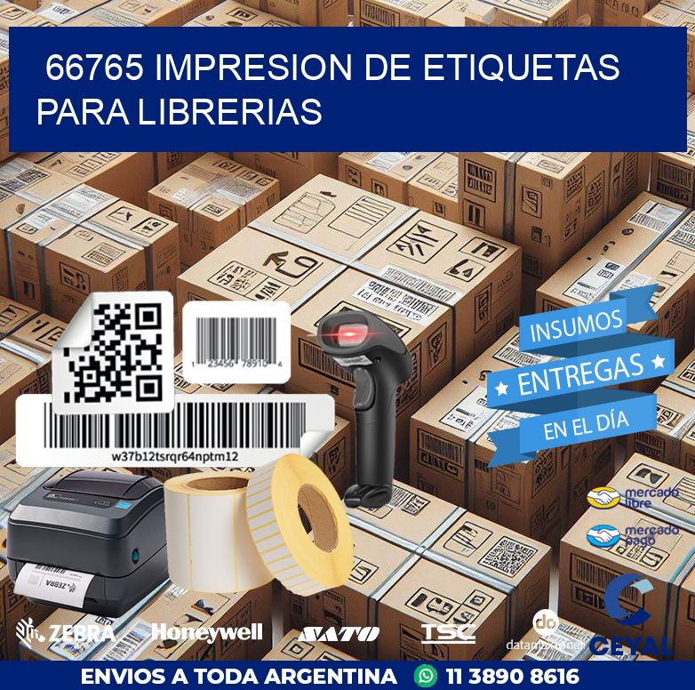 66765 IMPRESION DE ETIQUETAS PARA LIBRERIAS