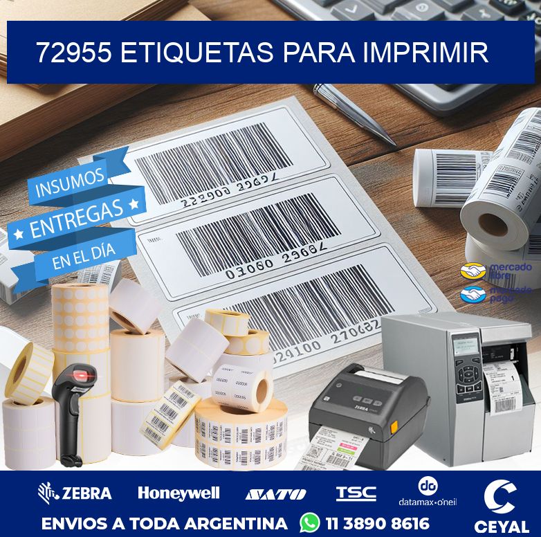72955 ETIQUETAS PARA IMPRIMIR