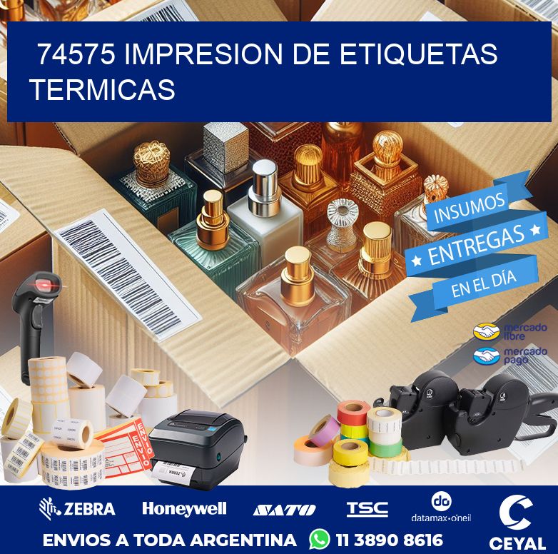 74575 IMPRESION DE ETIQUETAS TERMICAS