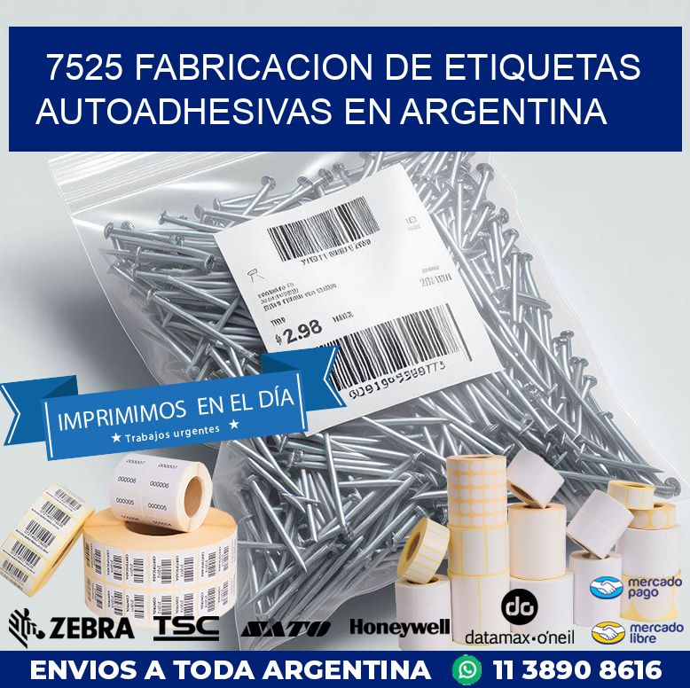 7525 FABRICACION DE ETIQUETAS AUTOADHESIVAS EN ARGENTINA