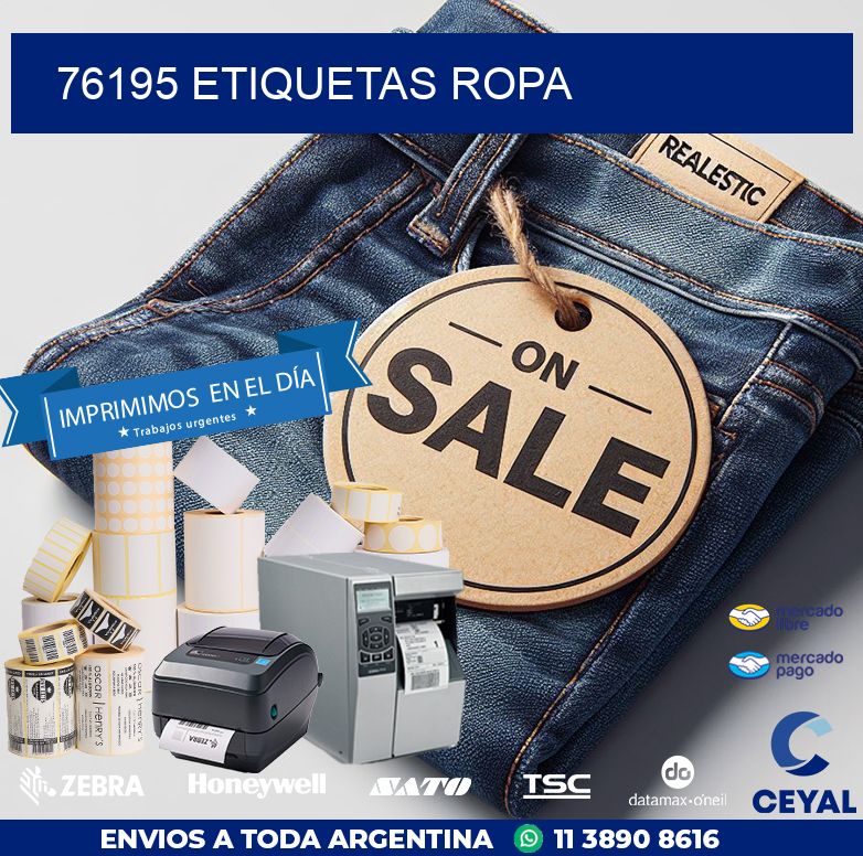 76195 ETIQUETAS ROPA
